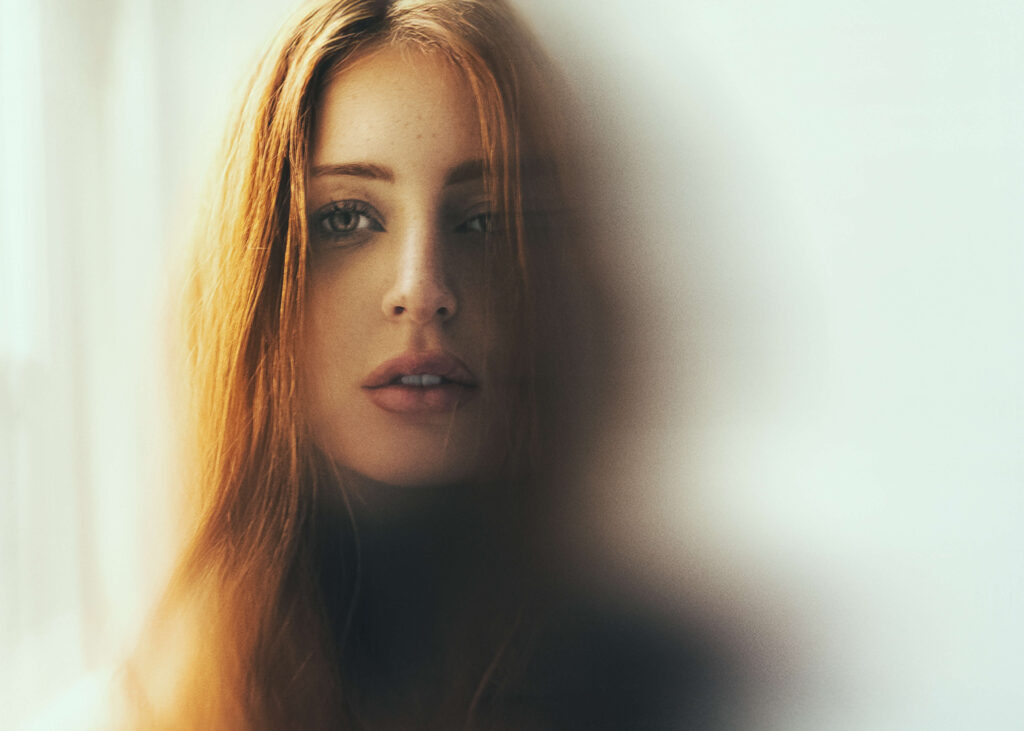 Exeter beauty photographer - Caitlyn - cinematic ghostly blur
